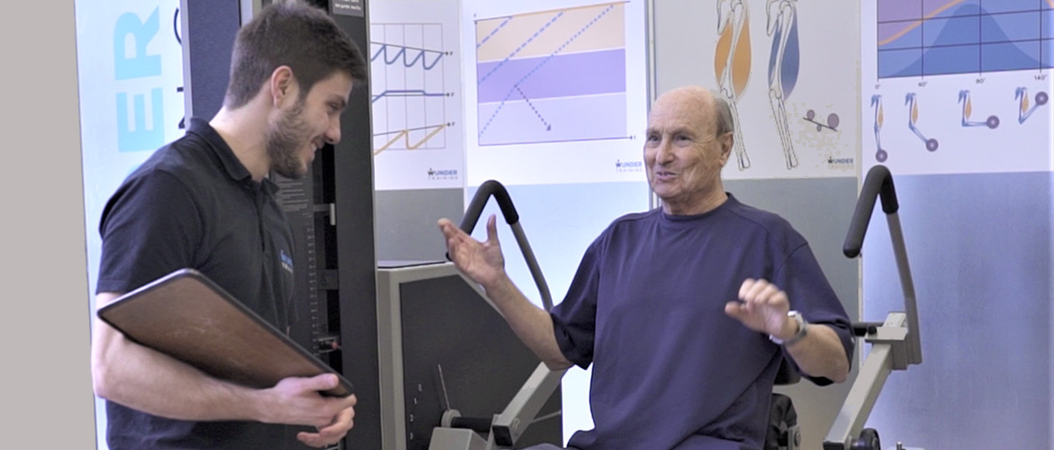 Training for the over 60s. Growing old doesn’t mean growing weak